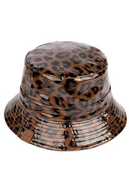 C.C Leopard Pattern Reversible Rain Bucket Hat - Bella Rosa Boutique